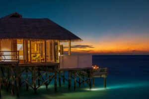 Sunset Laamu Water Villa with Pool